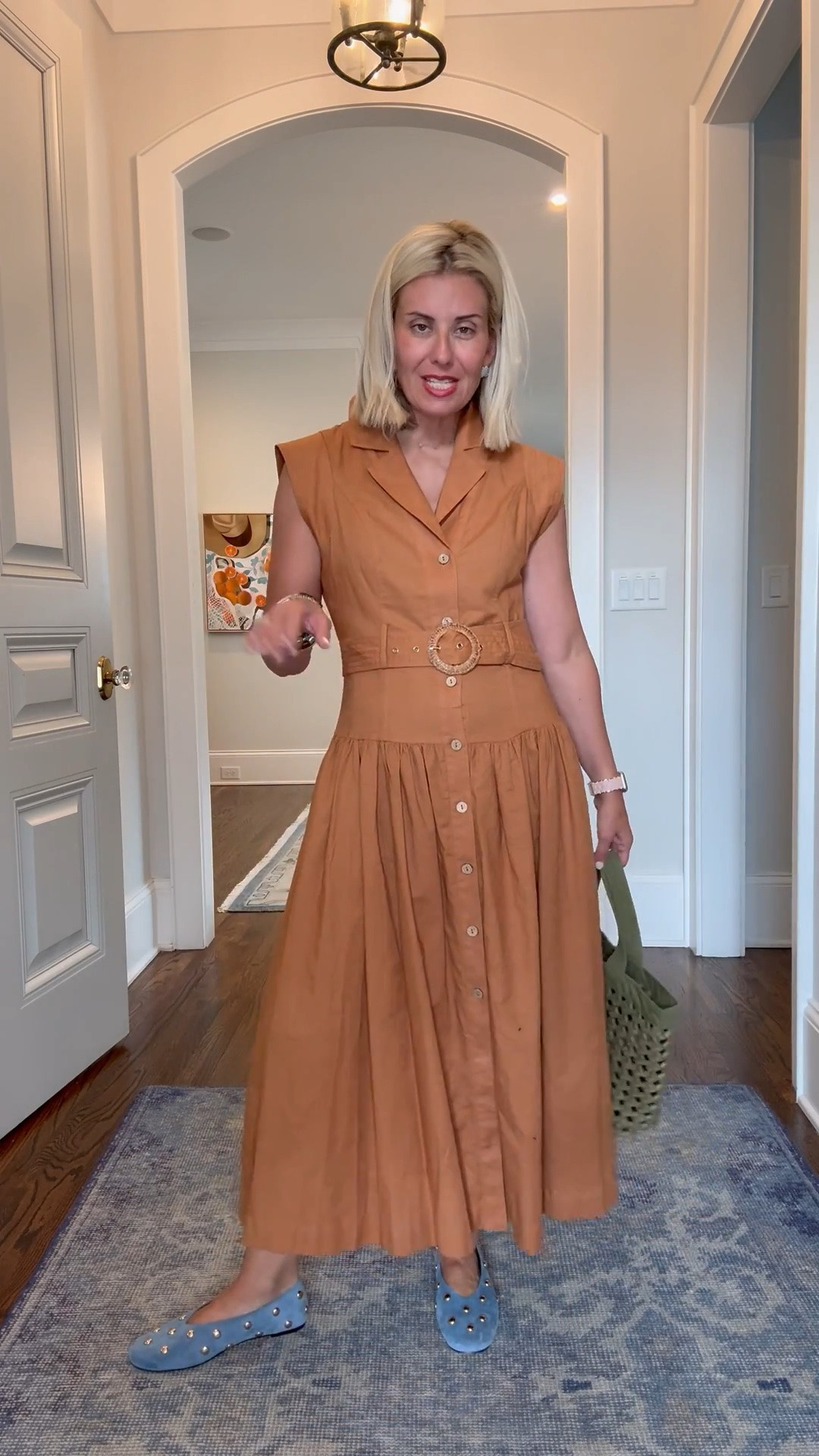 Obsessed with this color and silhouette!! I’m in size small and 7 flats (sized 1 down). 

*code Catherine20 at Allie + Bess

#LTKdayinmylife #LTKootd #LTKmomlife