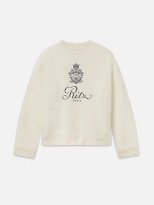 The Ritz Cashmere Glow Sweater -- Cloud | Frame Denim