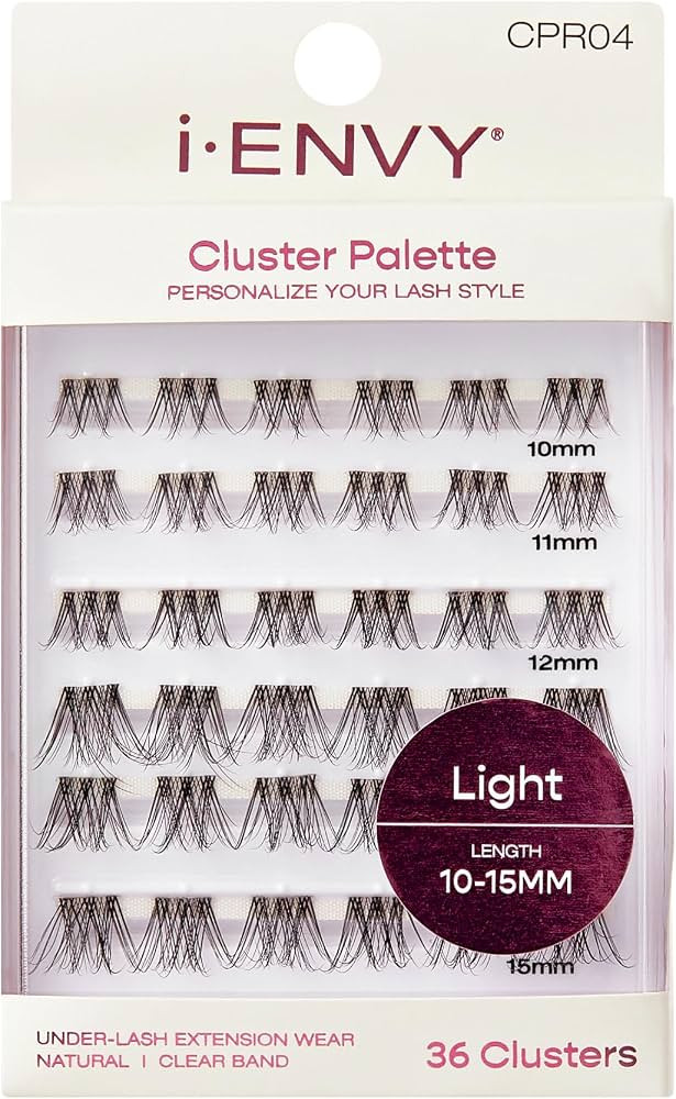 i-ENVY Cluster Palette Lash Refill, DIY Lash Makeup, Clusters False Eyelash, Varied Length, Custo... | Amazon (US)