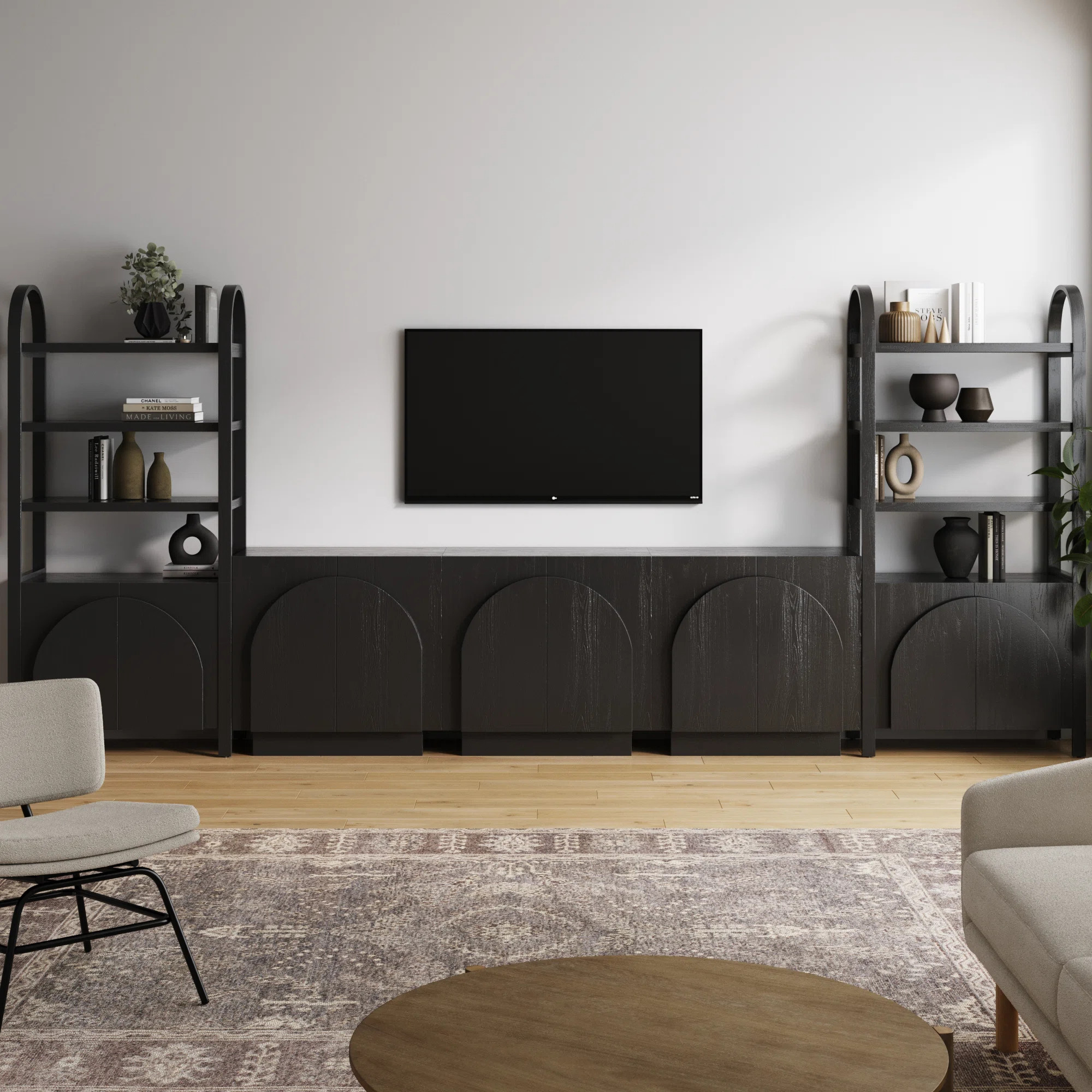 Sideboard And Bookcase Set Entertainment Center | Wayfair North America
