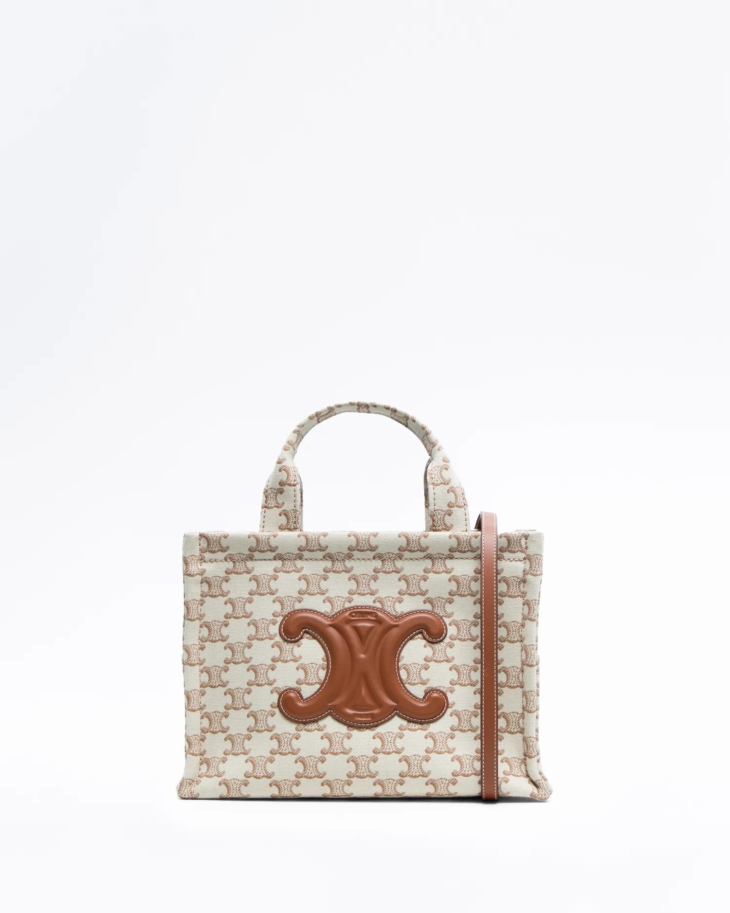 Canvas Triomphe Small Cabas Thais Tote | Vivrelle