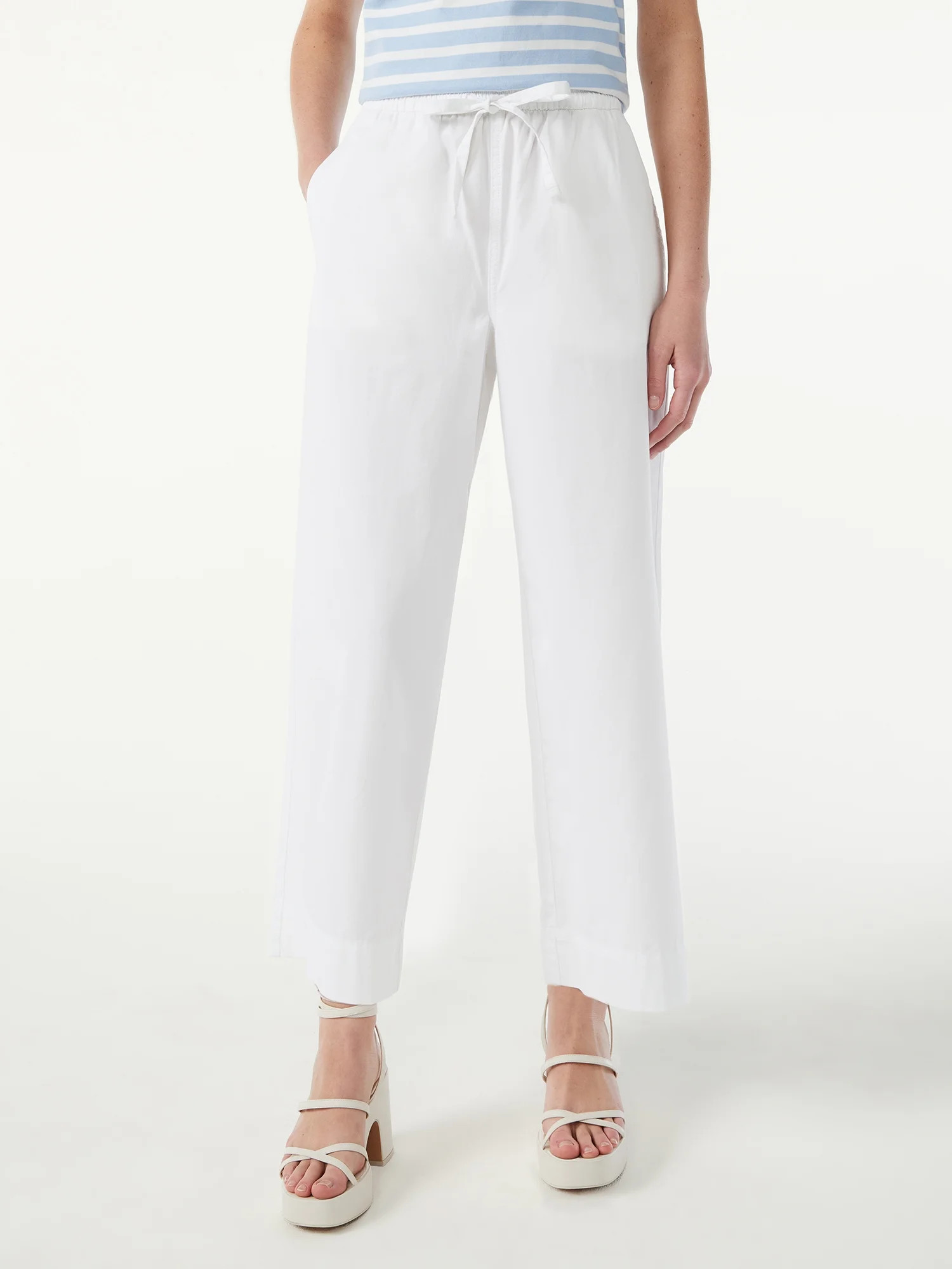 Free Assembly Women's Wide Leg Pants - Walmart.com | Walmart (US)