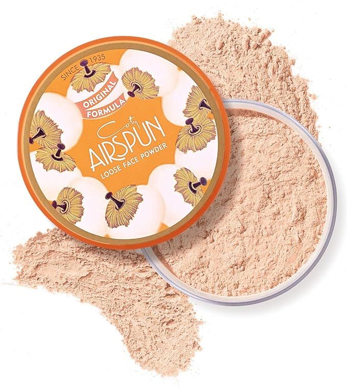Coty Airspun Loose Face Powder 2.3 Ounce Honey Beige Light Peach Tone Loose Face Powder, for Sett... | Amazon (US)