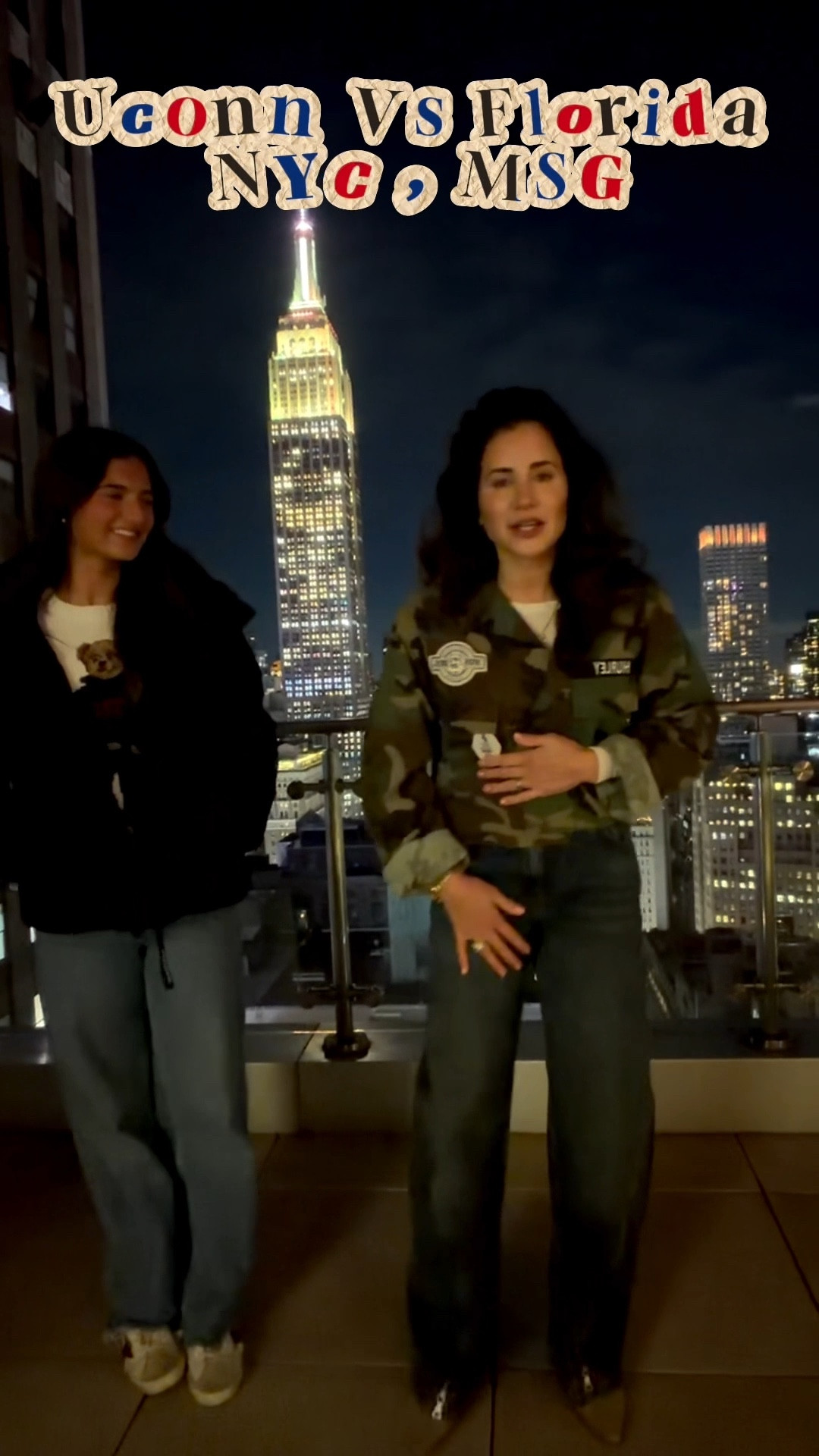 OOTG w/ my fav ❤️ 
12/9/2025 NYC MSG 🗽💙🏀

Andrea :
• Jacket // Josie Bruno Custom Team Jacket 
Link : https://www.byrequestnwa.com/products/josie-bruno-custom-jacket 
@josiebruno459 on ig
• Pants // Zara balloon jeans with zippers 
Link : https://www.zara.com/us/en/zw-collection-mid-rise-balloon-jeans-with-zippers-limited-edition-p09863252.html?
• Shoes // Steve Madden Stasia booties in Taupe 

• Polo Crewneck Sweater 
• Golden Goose Sneaks 
• Aritzia Super Puff 

#LTKGRWM #OOTG #NYC #MSG #aritzia #samedelman #goldengoose #poloralphlauren #zara #josiebruno

#LTKSeasonal