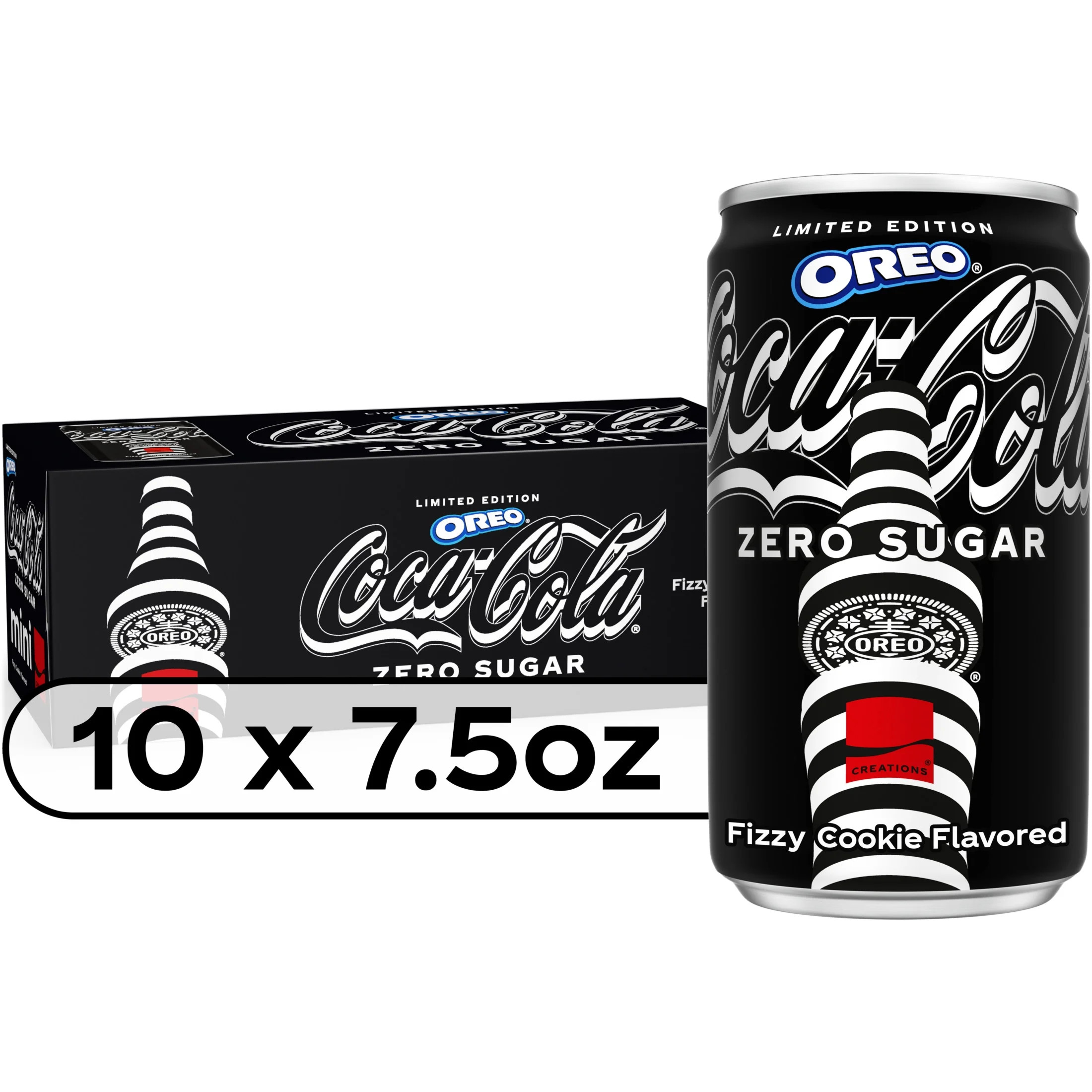 Coca-Cola® Zero Sugar OREO Limited Edition Creations® 7.5 oz 10 Pack Mini Cans | Walmart (US)
