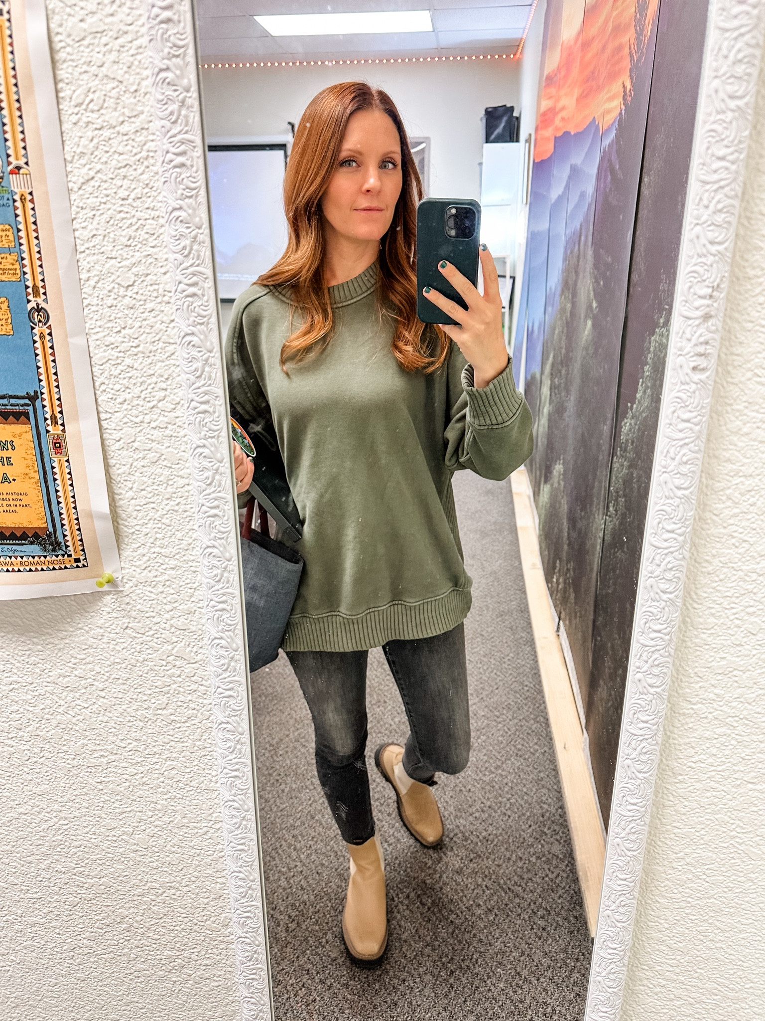 Another solid Fall sweater enters the lineup.

Teacher Outfits
Fall Boots
Fall Outfits

#LTKSeasonal #LTKfindsunder50 #LTKworkwear