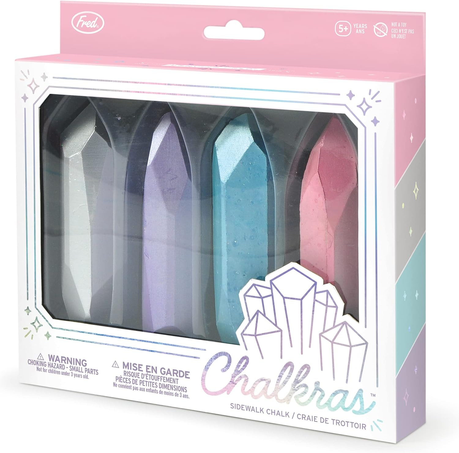 Genuine Fred CHALKRAS, Glitter Sidewalk Activity Chalk, Multicolor | Amazon (US)