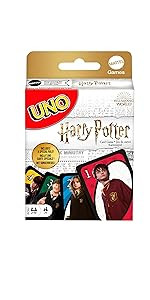 Mattel Games UNO Harry Potter Card Game for Kids, Adults & Parties, Collectible Deck Based on Pop... | Amazon (US)