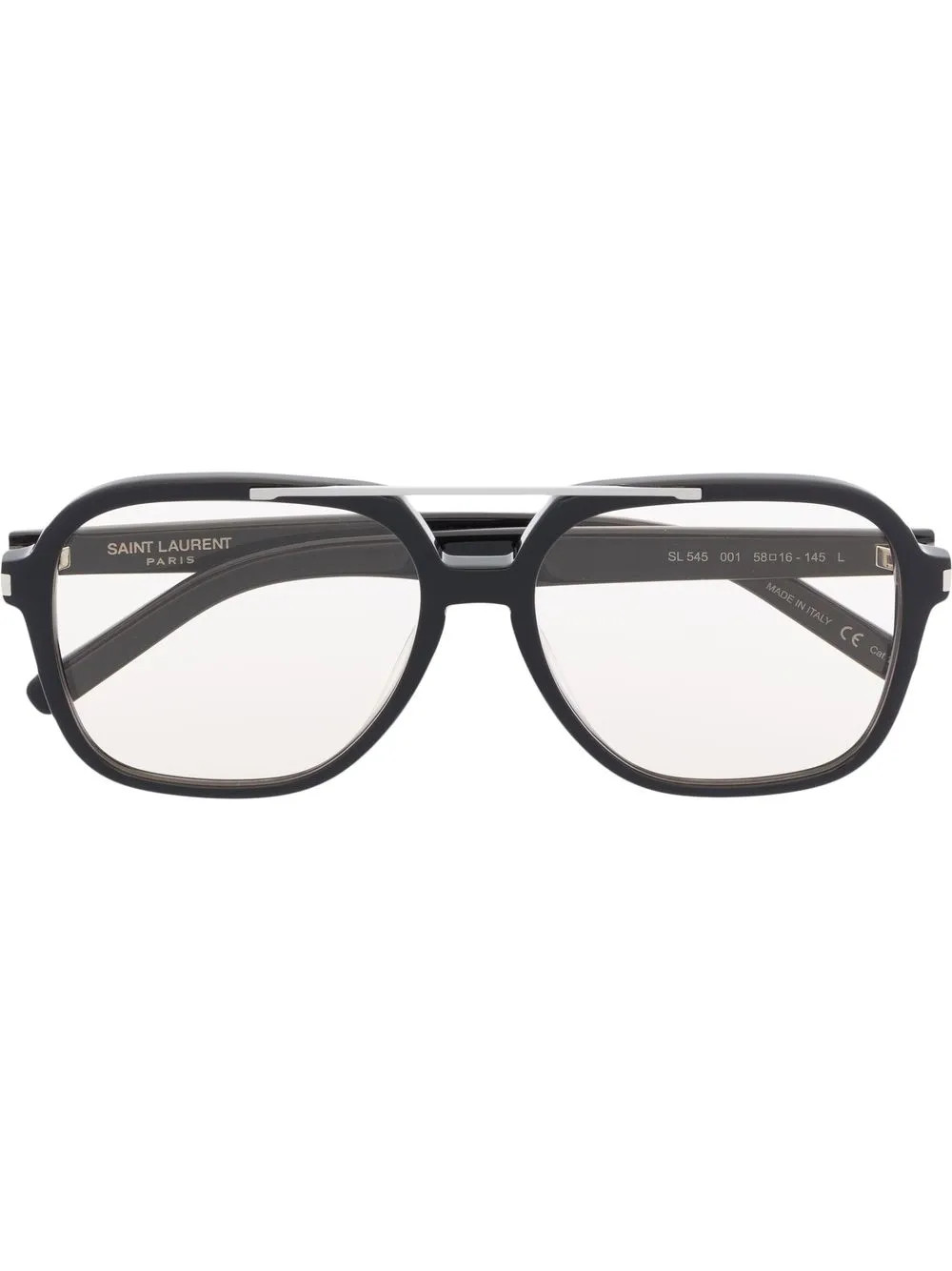 Saint Laurent Eyewear pilot-frame Sunglasses | Black | FARFETCH | Farfetch Global