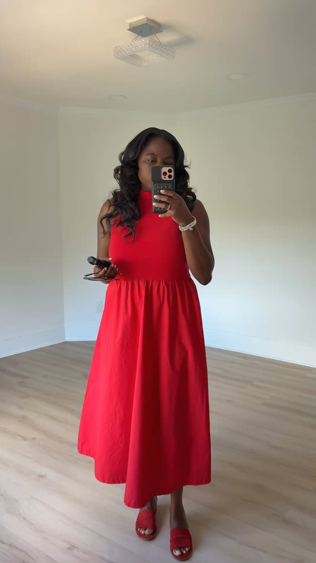 Red a-line dress perfect for summer workday. 

#LTKMidsize #LTKWorkwear #LTKSummerEdit