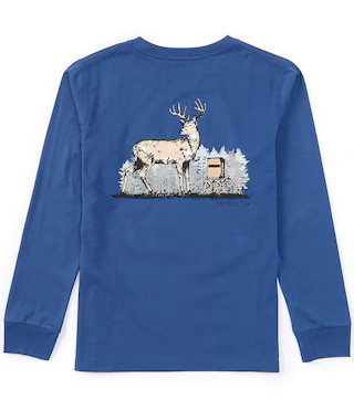 Properly Tied Big Boys 8-16 Long Sleeve Deer Season Graphic T-Shirt - S | Dillard's