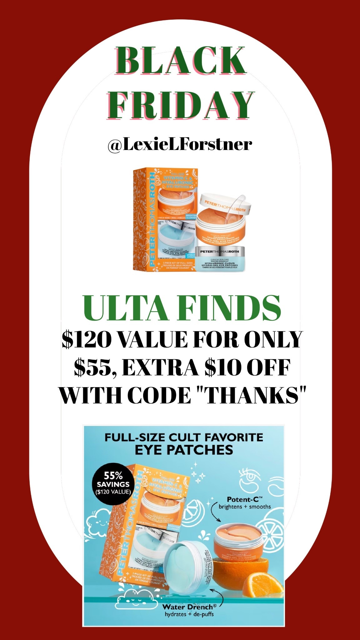 Best deal I’ve found on high quality under eye patches!!!🧡 Ordered 2 things of these to last me for hopefully the year! 

#LTKHoliday #LTKGiftGuide #LTKCyberWeek