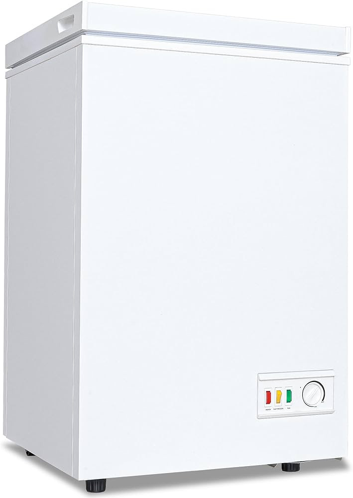 Chest Freezer 3.5 Cu. Ft Mini Deep Freezer, Compact and Efficient, Adjustable Temperature, Fast C... | Amazon (US)