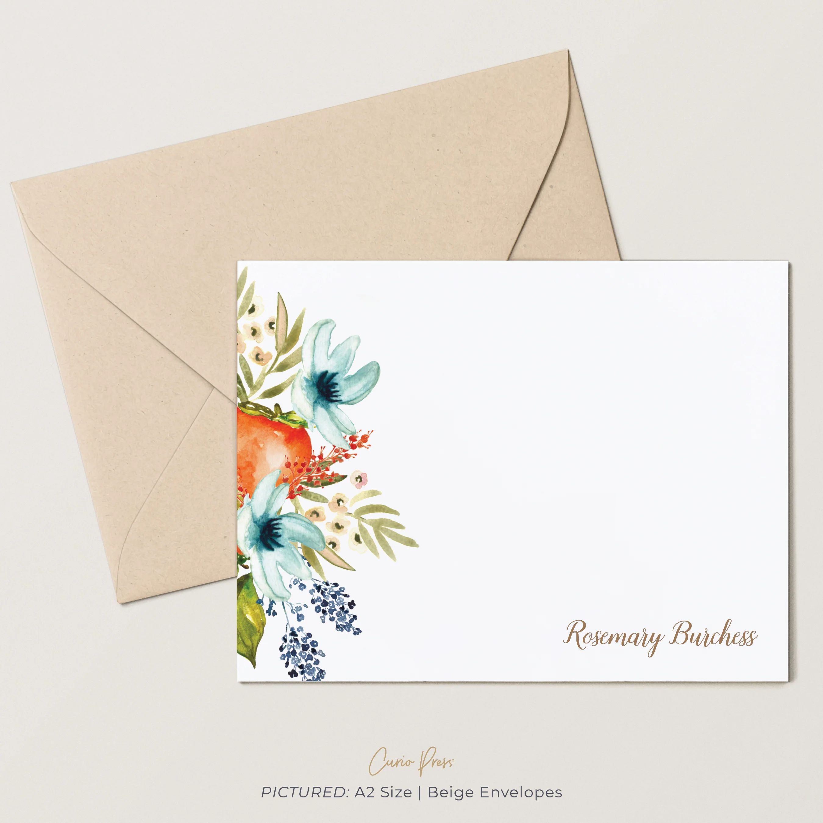 Fruit Blooms: Flat Card Set | Curio Press