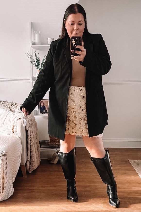 Outfit idea for the festive season

Christmas Day, Christmas Party, New Years Eve 

Sequin skirt and Blazer 

#LTKfestive #LTKplussize #LTKpartywear