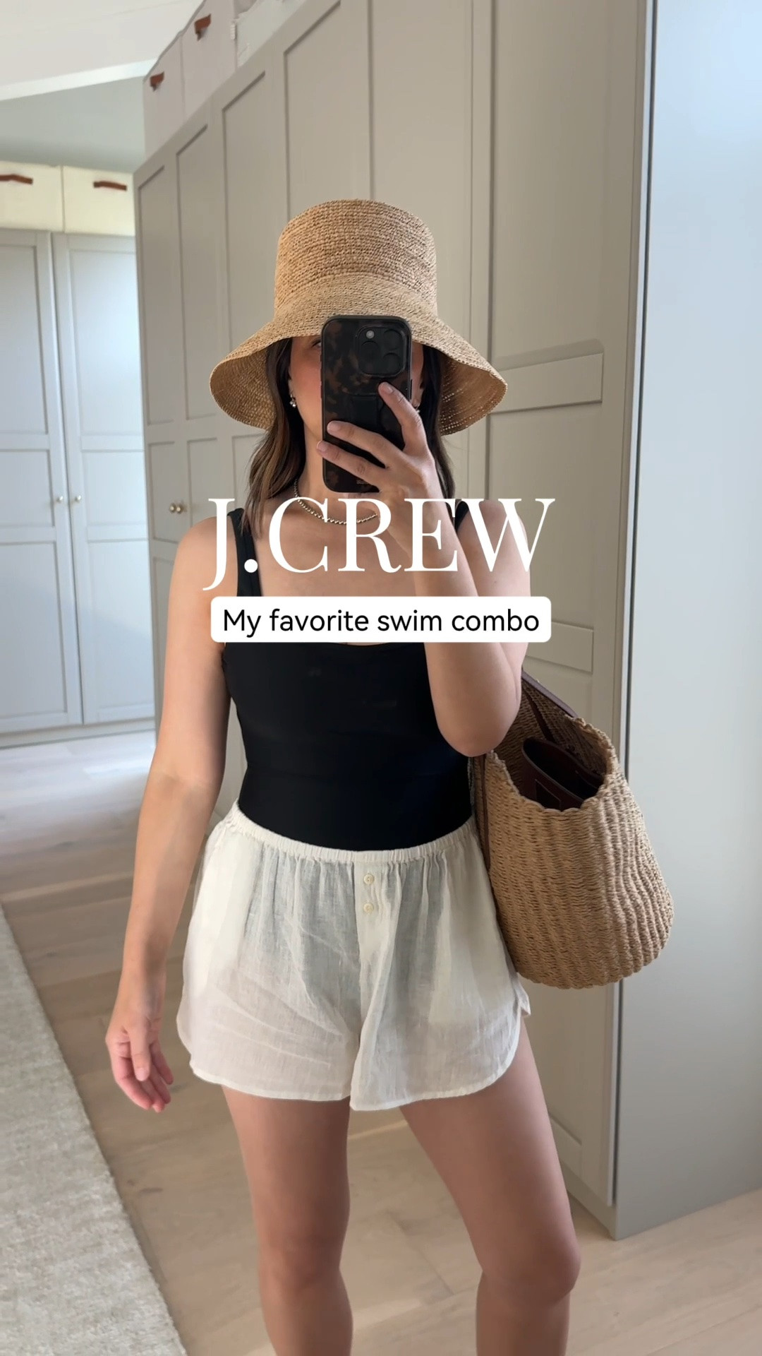 Love this one-piece for summer. The square neckline is so flattering, and the long torso option is such a great fit. @jcrew #injcrew #ad

Swimsuit size 2 long torso
Cover up shorts small - size up
Black sandals 5

#LTKPetite