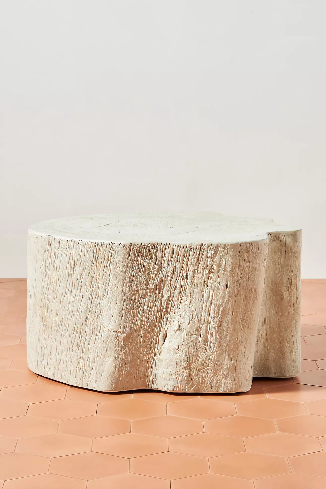 Live-Edge Concrete Indoor/Outdoor Coffee Table | Anthropologie (US)