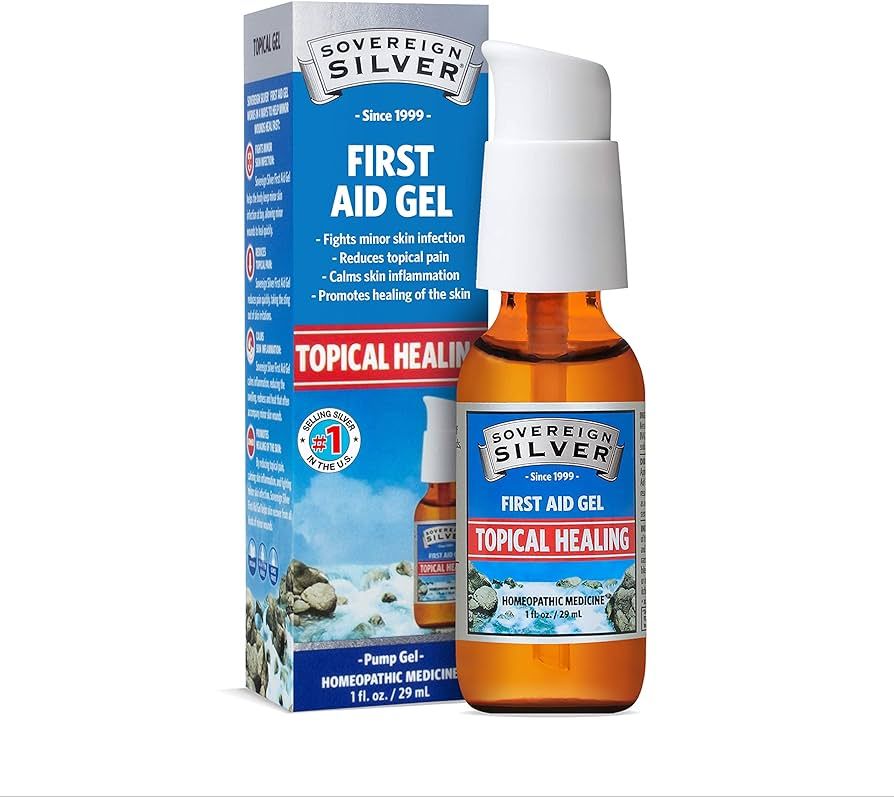 Sovereign Silver First Aid Gel – Topical Healing Homeopathic Medicine, 1 oz. | Amazon (US)