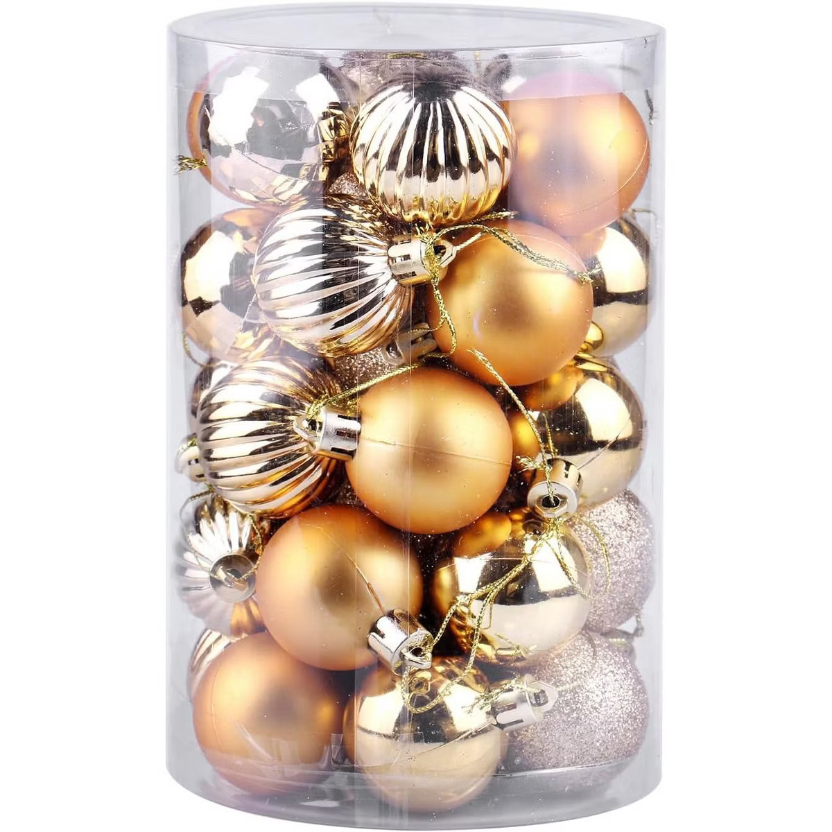 34 Pcs 1.57" Christmas Tree Ornaments Set, Christmas Ball Decorations, Suitable for Christmas Par... | Target