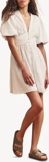 Nobody's Child Starlight Puff Sleeve Organic Cotton Minidress | Nordstrom | Nordstrom