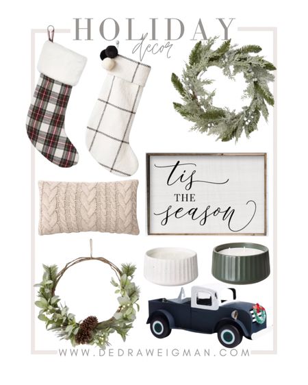 Christmas decor inspiration! Stockings, wreaths, indoor Christmas decorations.

#christmasdecor #holidaydecor 

#LTKSeasonal #LTKstyletip #LTKHoliday