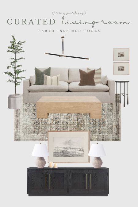 Affordable living room design! Living these earthy tones.

Sofa, area rug, media console table, wood coffee table, olive tree, accent table, wall art

#LTKhome #LTKsalealert #LTKFind