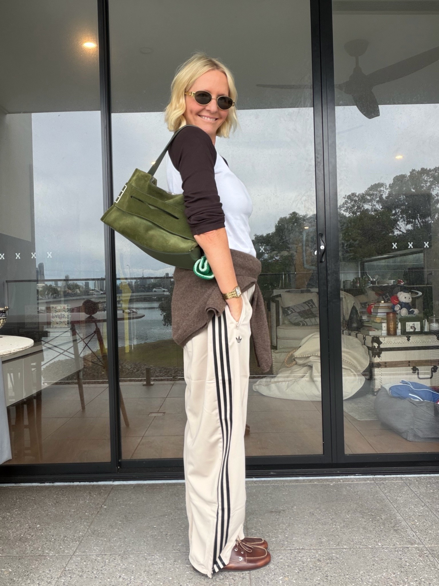 This whole outfit makes me very happy.

ADIDAS Firebird now in Barrel Leg.  I’m 164cm for reference, standard AU 10 and wearing a small.  Small in tshirt too although could do a medium too.

#LTKaustralia #LTKover50style #LTKstyletip