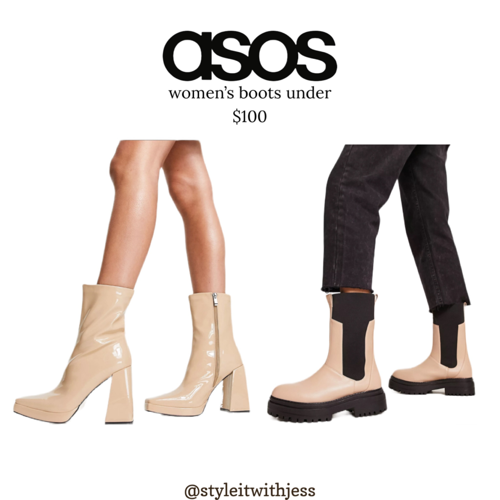 ASOS women’s beige boots under $100👢 

#LTKfindsunder100 #LTKstyletip #LTKfindsunder50