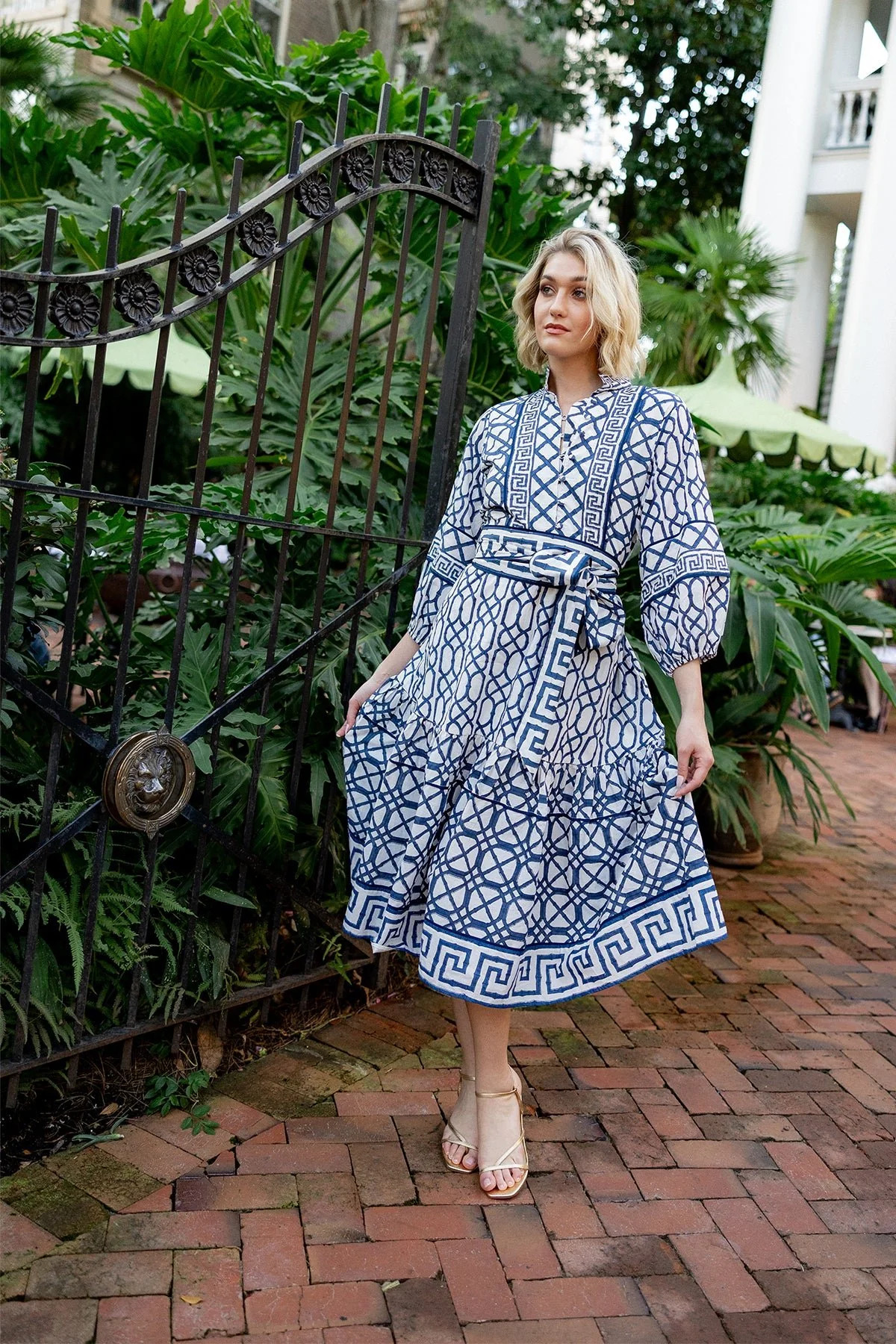 SUE SARTOR Flounce | Navy Bamboo | SUE SARTOR