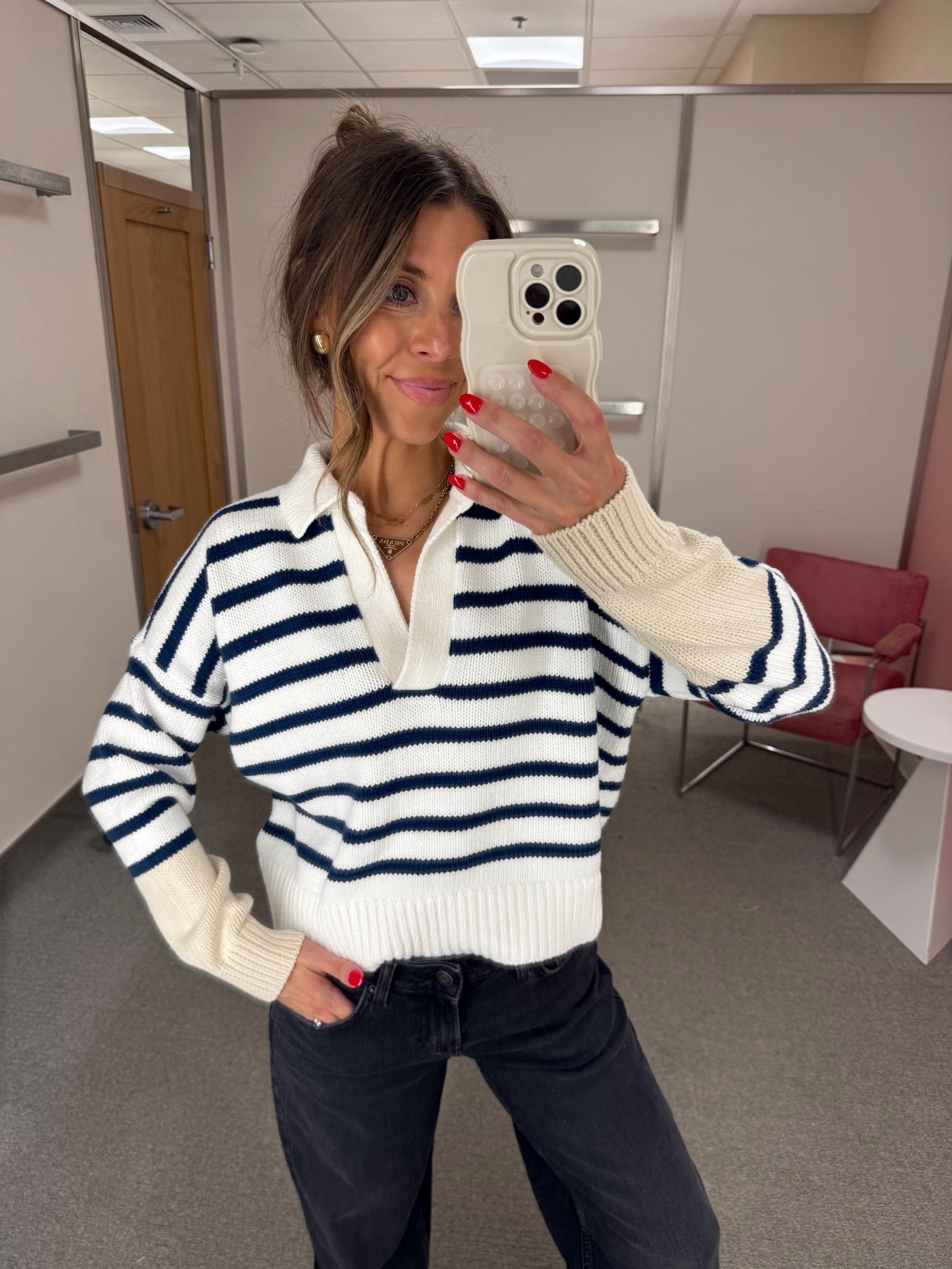 Madewell striped sweater
BP jeans 

Nordstrom anniversary sale 💛


#LTKFindsUnder100 #LTKStyleTip #LTKSaleAlert