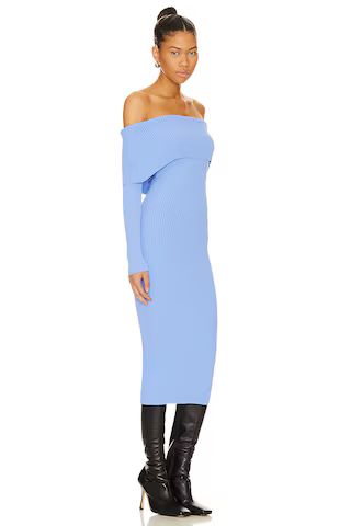 superdown Loraine Midi Dress in Blue from Revolve.com | Revolve Clothing (Global)