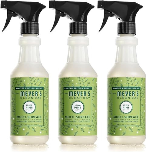 MRS. MEYER'S CLEAN DAY Multi-Surface Cleaner Spray, Cruelty Free Formula, Iowa Pine, 16 fl. Oz (Pack of 3) | Amazon (US)