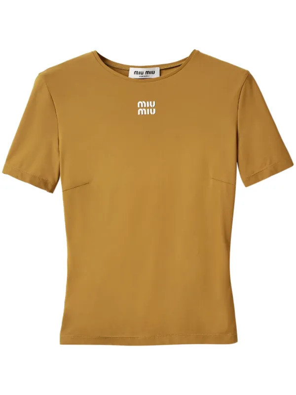 logo-appliqu\u00e9d T-shirt | Farfetch Global