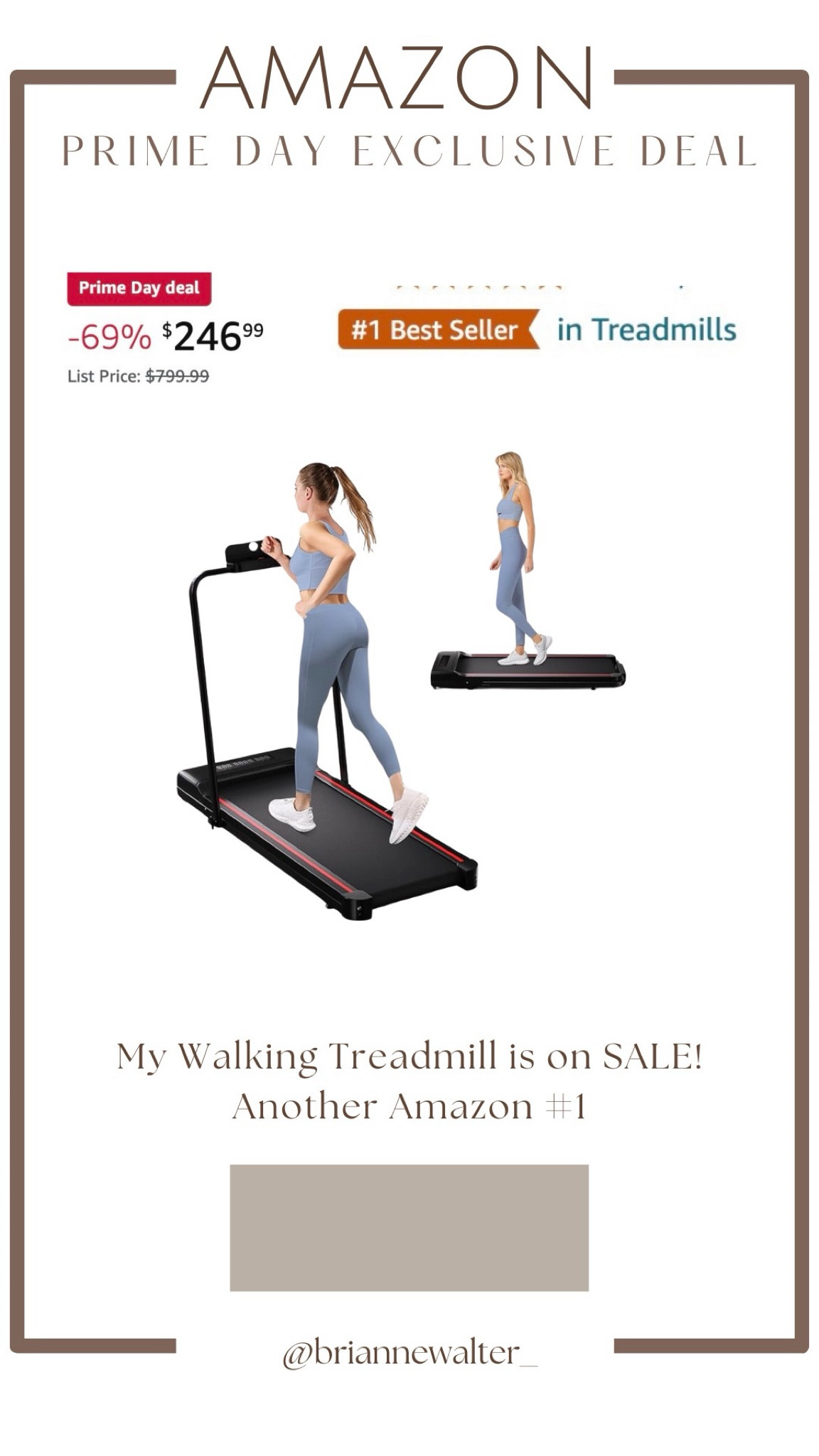 AMAZON PRIME EXCLUSIVE DEAL! 

My walk pad 3 in 1 treadmill is on major sale again!! It’s perfect if you work at home and want to get some exercise in! I’ve had mine for about a month or 2 now and absolutely love it! Of course it’s rated #1 on Amazon!

Sale alert, walking pad, walking treadmill, Amazon find, Amazon gadget, Amazon home  

#LTKHome #LTKSaleAlert #LTKOver40