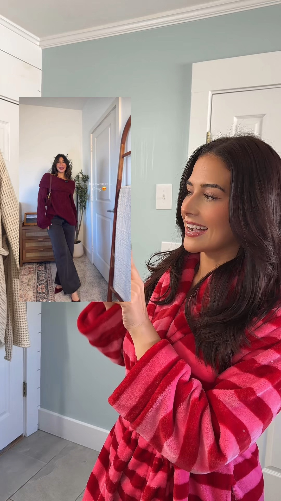Casual Christmas Outfit Inspo!
Sizes:
Small in the top!
6 in the jeans!
Bag & shoes are from tj maxx so I put something similar! 

#LTKgrwm #LTKHoliday #LTKFindsUnder50