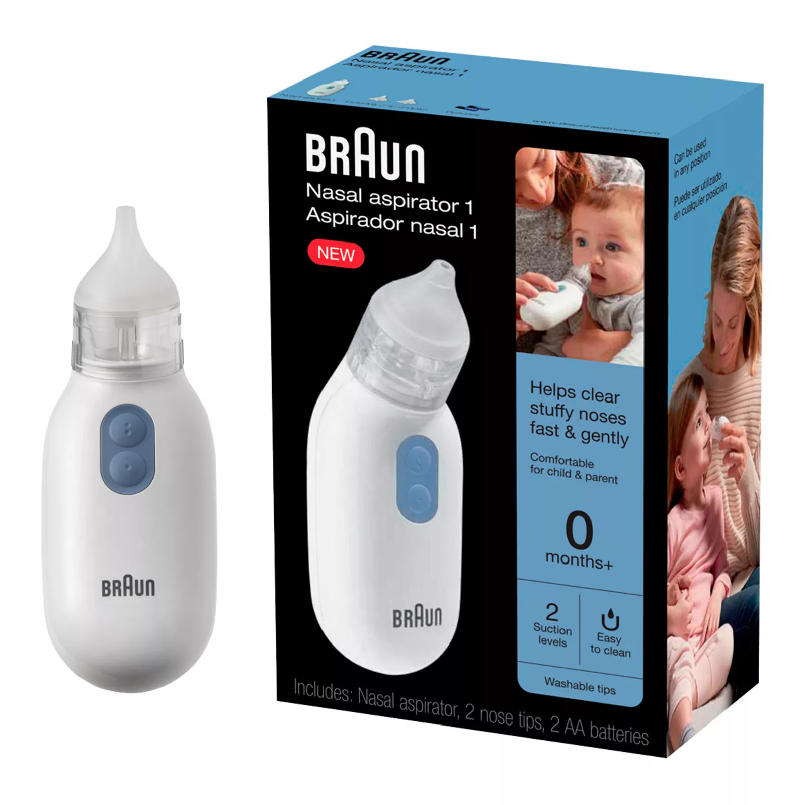 Neutral Braun Electric Nasal Aspirator, Gray | Kohl's