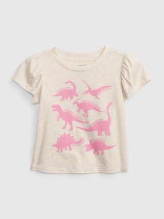 Toddler 100% Organic Cotton Mix and Match Flutter Sleeve T-Shirt | Gap (US)
