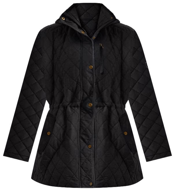 Plus Size Hooded Quilted Anorak Coat | Macy's