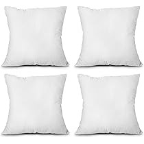 EDOW Throw Pillow Inserts, Set of 4 Lightweight Down Alternative Polyester Pillow, Couch Cushion,... | Amazon (US)