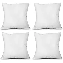 Edow Throw Pillow Inserts Set Of 2 Lightweight Down Alternative