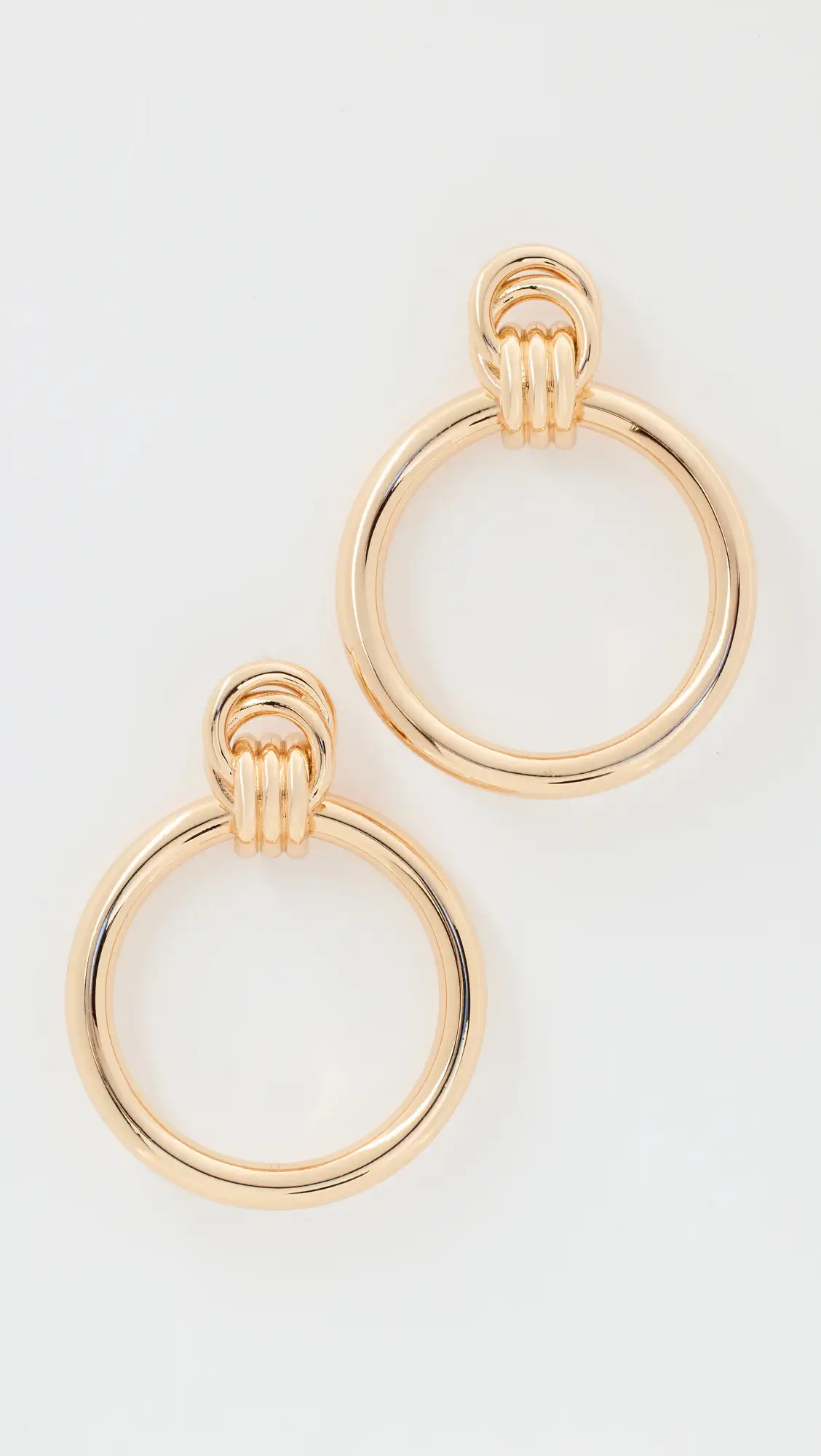 Kenneth Jay Lane Love Knot Door Knocker Earrings | Shopbop | Shopbop