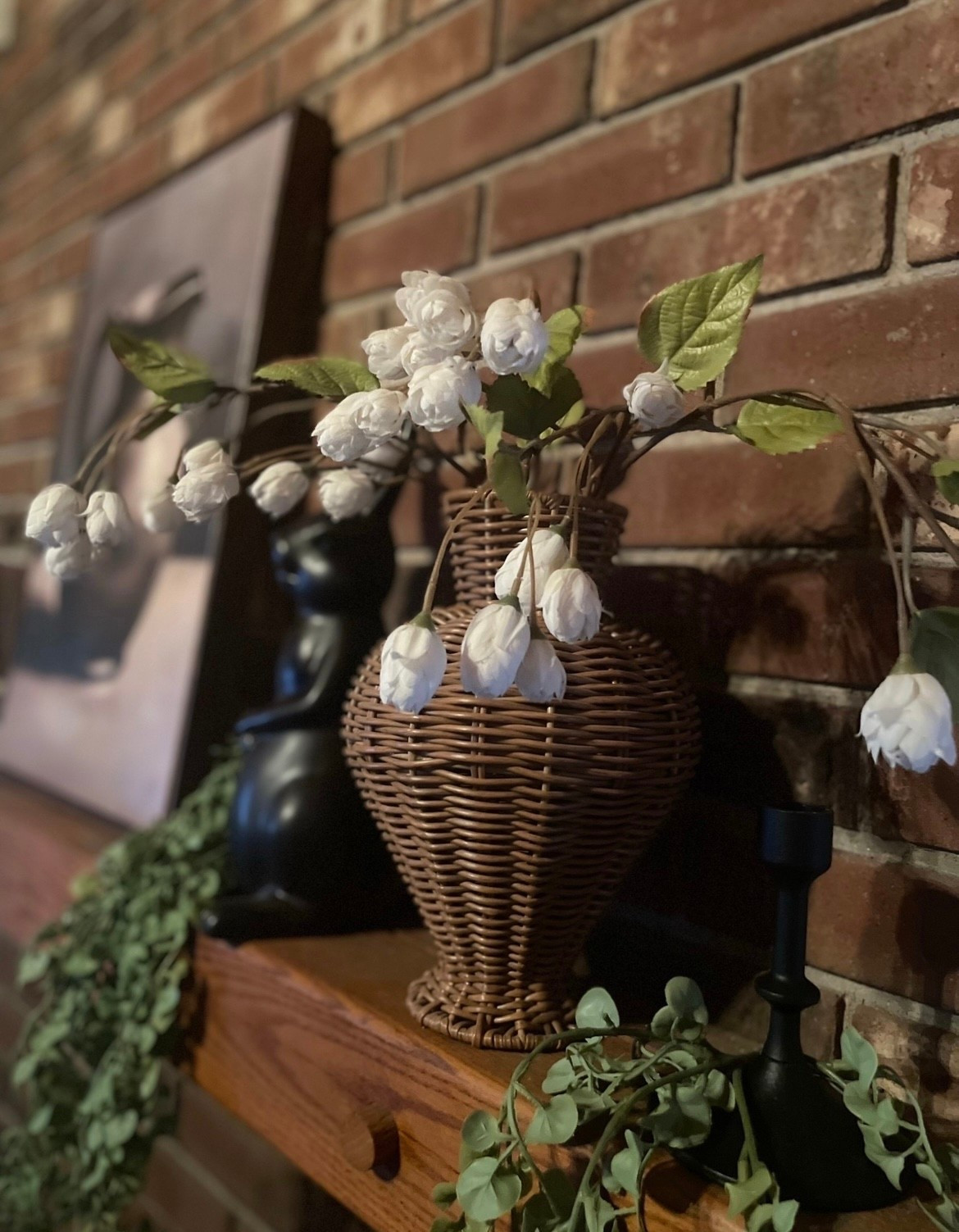 Absolutely love these hops stems, I used two in the vase. An affordable look for kess
50% off  the floral stems 

#LTKHome #LTKSaleAlert