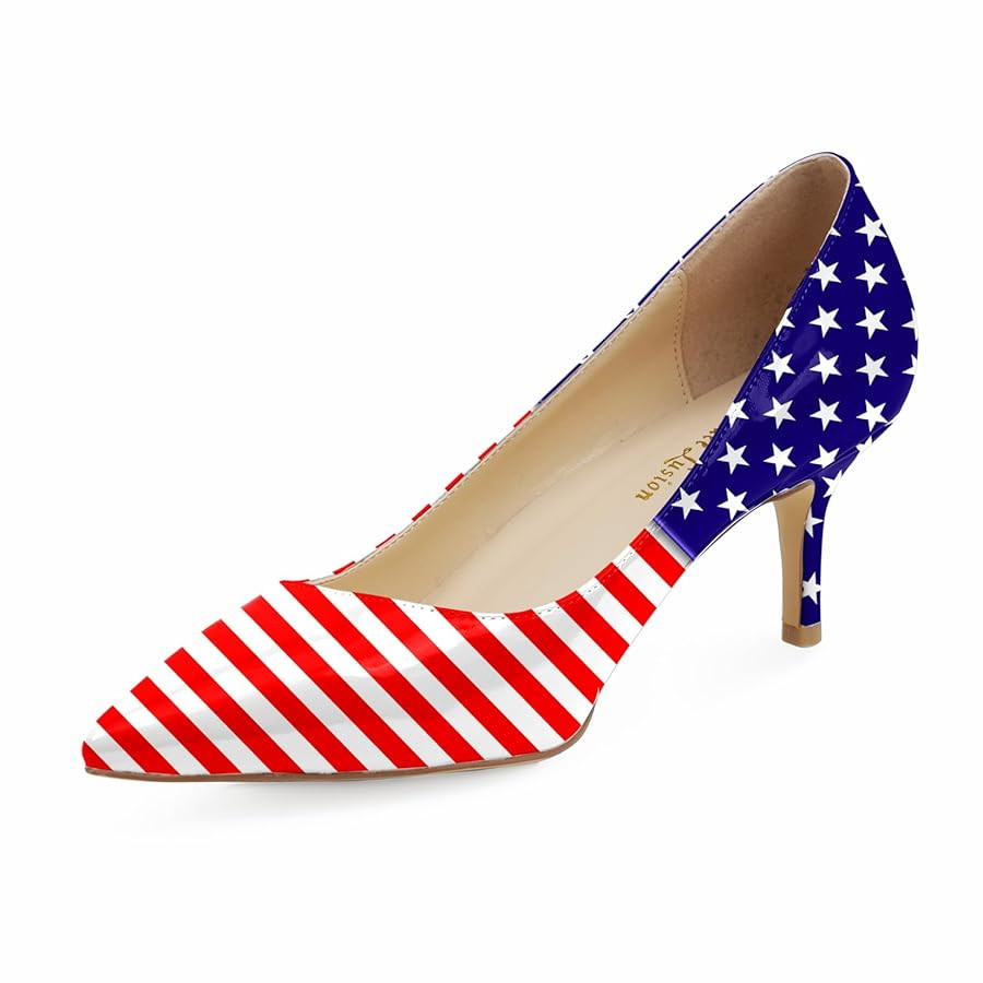 Reindee Lusion Womens Low Kitten Comfortable High Heels Music Note Printed Closed Toe Sexy Pumps ... | Amazon (US)