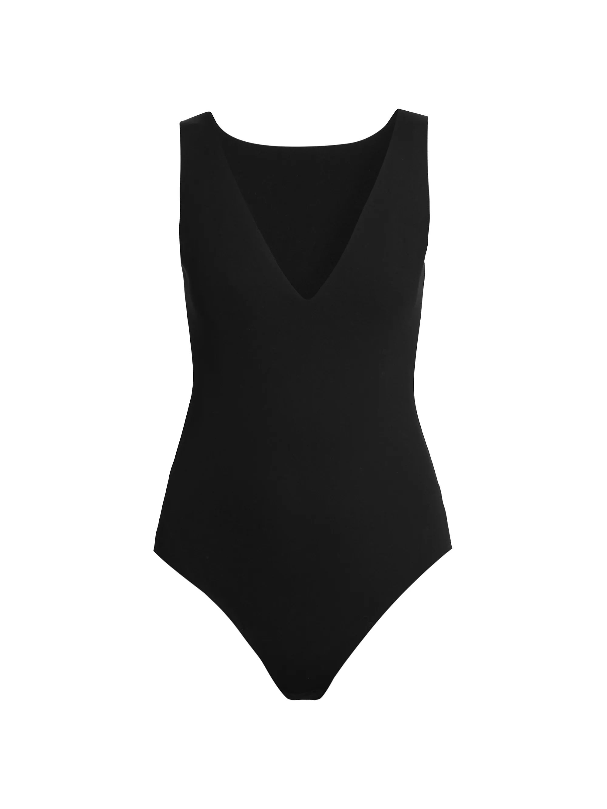 Neoprene Deep V-Neck Bodysuit | Saks Fifth Avenue