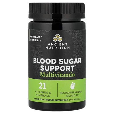 Ancient Nutrition, Blood Sugar Support Multivitamin, 60 Capsules | iHerb
