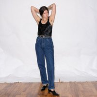 Vintage 90S Black Slip Top With Wide Strap | Satin Tank Minimalist | Etsy (US)