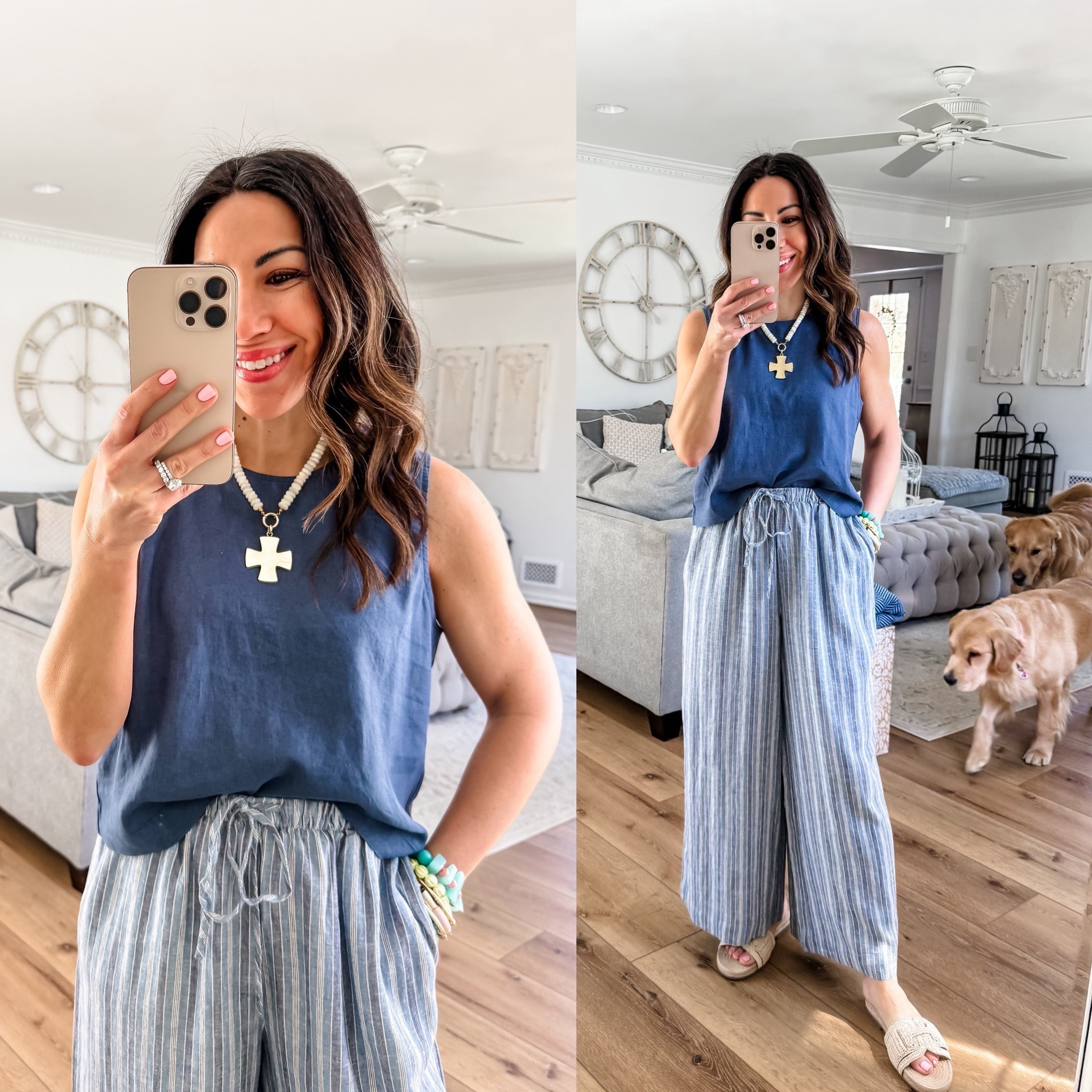 Small in all. Sandals TTS.



#LTKOver40 #LTKPetite