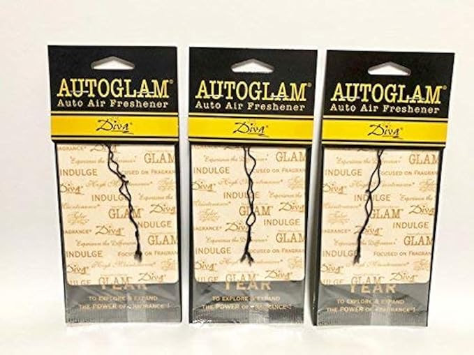Tyler Candles Autoglam Auto Air Freshener, Diva, Set of 3 | Amazon (US)