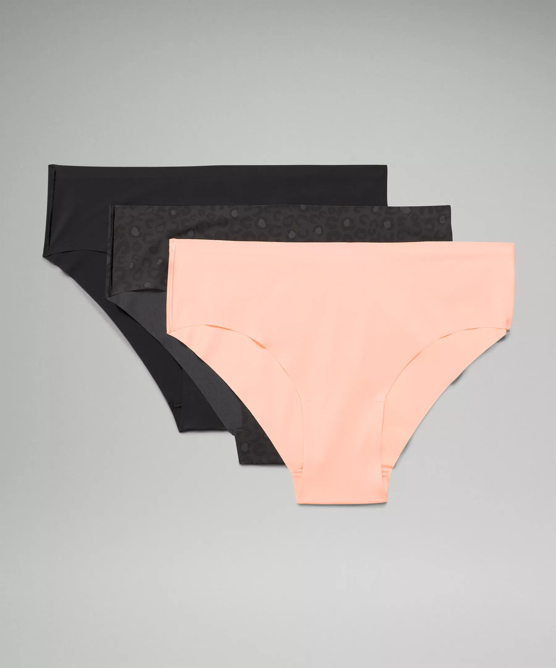 InvisiWear Mid-Rise Cheeky Bikini Underwear 3 Pack | Lululemon (US)