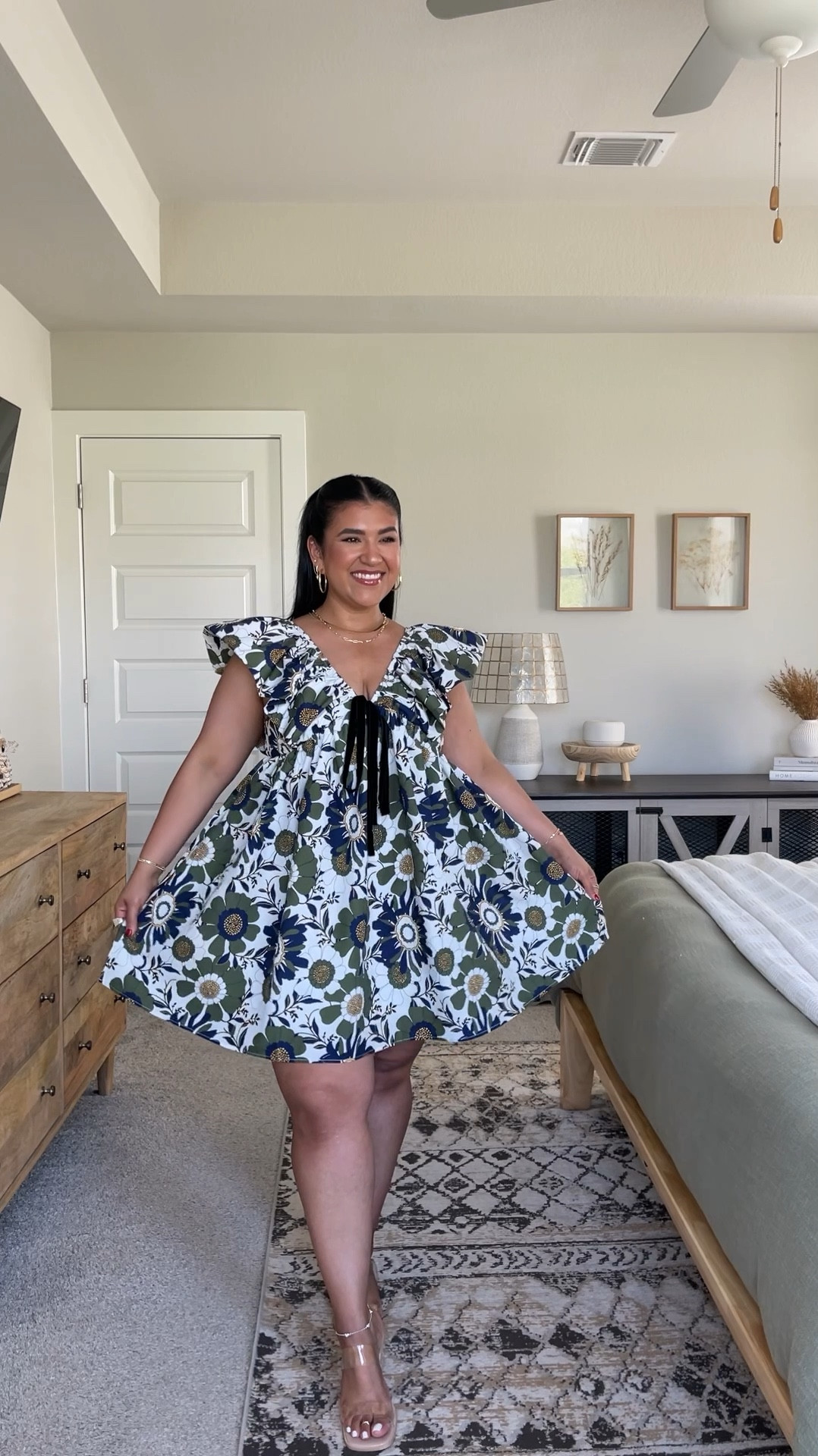 I’m 5’1”, size 10-12 (more often a 12). Wearing a large in this dress. True to size! Shoes are also so comfy and true to size. 

#LTKPetite #LTKMidsize #LTKFindsUnder50